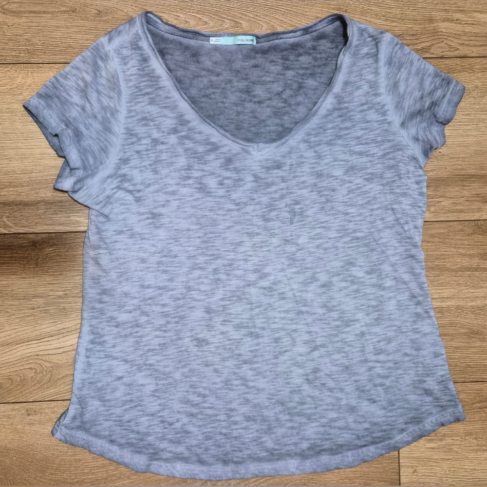 Maurices Heather Gray Short Sleeve Tee Womens XL